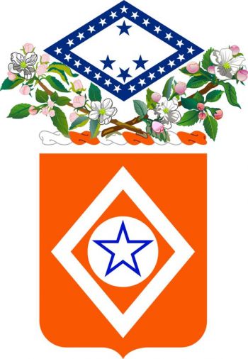 Arms of 212th Signal Battalion, Arkansas Army National Guard