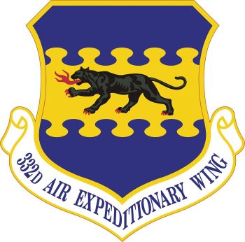 Coat of arms (crest) of the 332nd Air Expeditionary Wing, US Air Force
