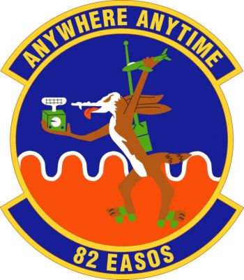 Coat of arms (crest) of the 82nd Expeditionary Air Support Operations Squadron, US Air Force