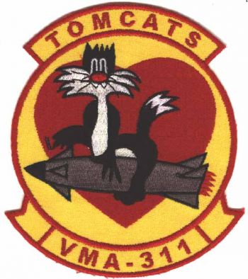 Coat of arms (crest) of VMA-311 Tomcats, USMC