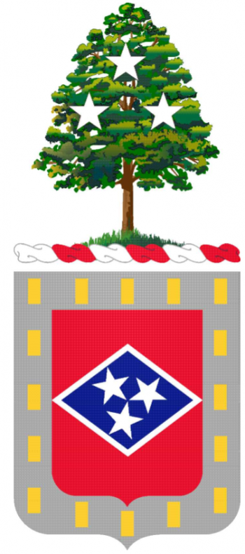 Coat of arms (crest) of the 30th Finance Battalion, Tennessee Army National Guard