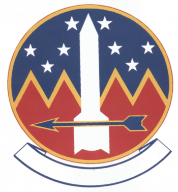 Coat of arms (crest) of the 571st Strategic Missile Squadron, US Air Force