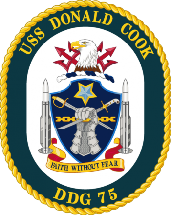 Coat of arms (crest) of Destroyer USS Donald Cook