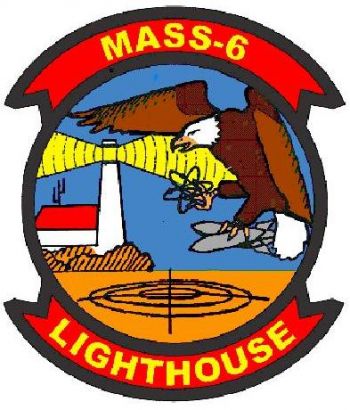 Coat of arms (crest) of the MASS-6 Lighthouse, USMC