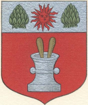 Arms (crest) of Master Pharmacists in Machecoul