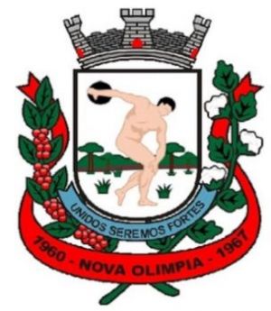 Brasão de Nova Olímpia (Paraná)/Arms (crest) of Nova Olímpia (Paraná)