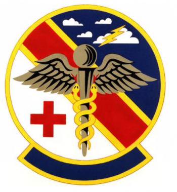 Coat of arms (crest) of the USAF Clinic Zaragoza, US Air Force