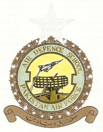 Coat of arms (crest) of the Air Defence School, Pakistan Air Force