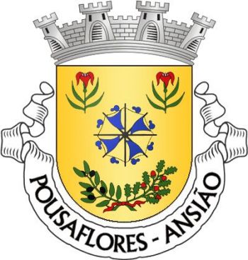 Brasão de Pousaflores/Arms (crest) of Pousaflores