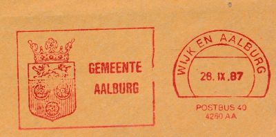 Wapen van Aalburg/Arms (crest) of Aalburg
