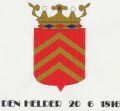 Wapen van Den Helder/Coat of arms (crest) of Den Helder