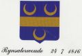 Wapen van Rijnsaterwoude/Coat of arms (crest) of Rijnsaterwoude