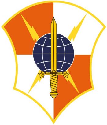 Coat of arms (crest) of the Signal and Cyberdefence Command, Colombian Army
