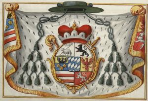 Arms (crest) of Johann Ernst von Löwenstein-Wertheim