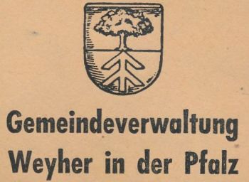 Wappen von Weyher