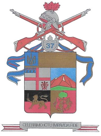Coat of arms (crest) of 37th Infantry Regiment Ravenna, Italian Army
