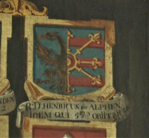 Arms (crest) of Henricus van Alphen