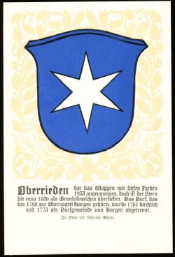 Wappen von/Blason de Oberrieden (Zürich)