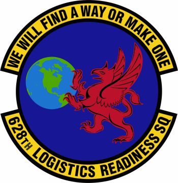 Coat of arms (crest) of the 628th Logistics Readiness Squadron, US Air Force