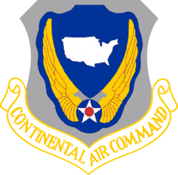 Coat of arms (crest) of the Continental Air Command, US Air Force