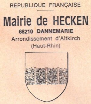 Blason de Hecken/Coat of arms (crest) of {{PAGENAME