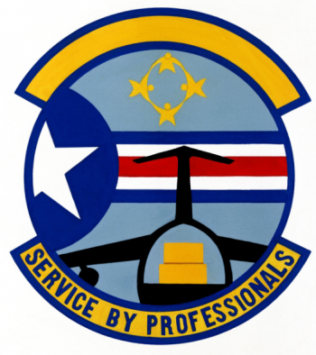 Coat of arms (crest) of the 313th Aerial Port Squadron, US Air Force