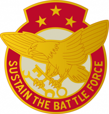 Coat of arms (crest) of 510th Regional Support Group, US Army