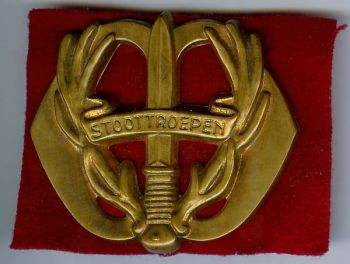 Beret Badge of the Regiment Stoottroepen, Netherlands Army