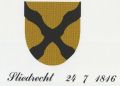 Wapen van Sliedrecht/Coat of arms (crest) of Sliedrecht