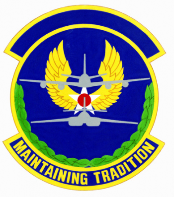 Coat of arms (crest) of the 384th Organizational Maintenance Squadron, US Air Force