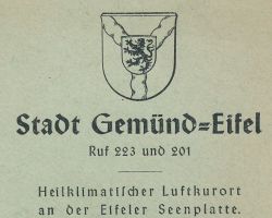 Wappen von Gemünd/Arms (crest) of Gemünd