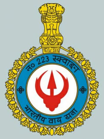 Coat of arms (crest) of the No 223 Squadron, Indian Air Force