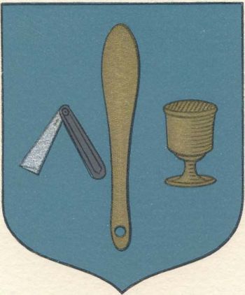 Arms (crest) of Surgeons, Pharmacists and Barbers in L'Aigle