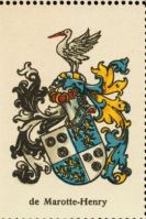 Wappen de Marotte-Henry