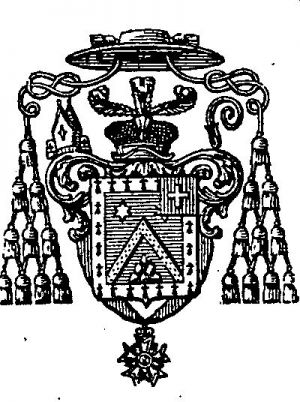 Arms (crest) of Pierre-François-Gabriel-Raimond-Ignace-Ferdinand de Bausset de Roquefort