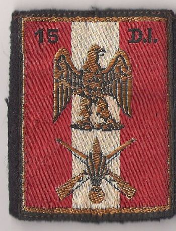 Arms of 15th Infantry Division, French Army
