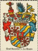 Wappen Graf Basselet von La Rosée