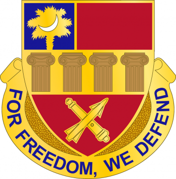Coat of arms (crest) of 678th Air Defense Artillery Brigade, South Carolina Army National Guard
