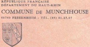 Blason de Munchhouse/Coat of arms (crest) of {{PAGENAME