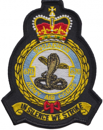 Coat of arms (crest) of the No 670 Squadron, AAC, British Army