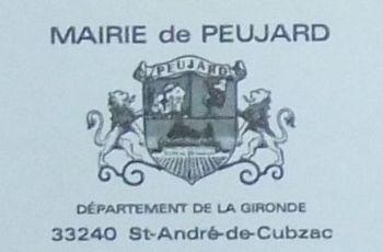 Blason de Peujard/Arms (crest) of Peujard