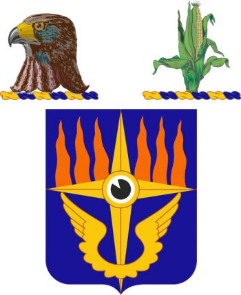 Coat of arms (crest) of 109th Aviation Regiment, Iowa and Nebraska Army National Guards