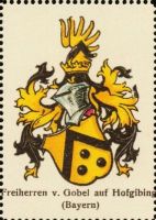 Wappen Freiherren von Gobel auf Hofgibing
