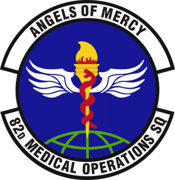 Coat of arms (crest) of 82nd Healthcare Operations Squadron, US Air Force