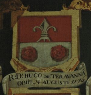 Arms (crest) of Hugo van Thérouanne