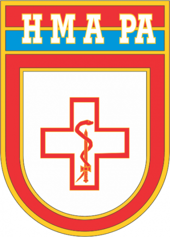 Coat of arms (crest) of the Portoalegre Area Military Hospital, Brazilian Army