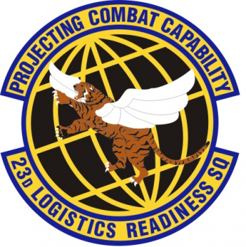 Coat of arms (crest) of the 23rd Logistics Readiness Squadron, US Air Force