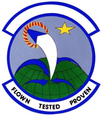 Coat of arms (crest) of the 2871st Test Squadron, US Air Force