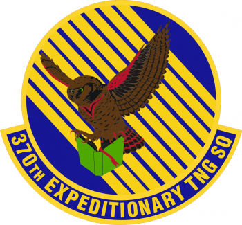 Coat of arms (crest) of the 370th Expeditionary Training Squadron, US Air Force