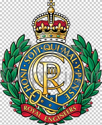 Coat of arms (crest) of Corps of Royal Engineers, British Army